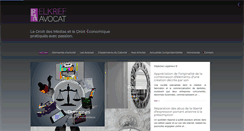 Desktop Screenshot of elkrief-avocats.com